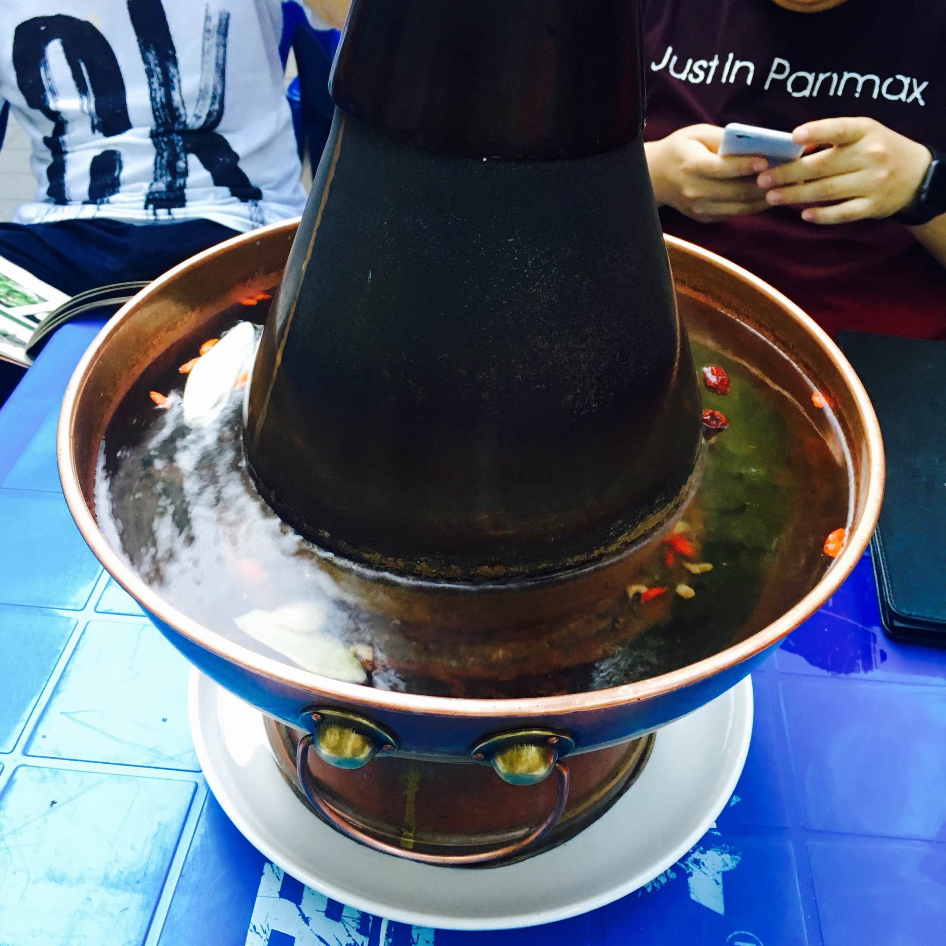老北京前后涮羊肉的火锅
